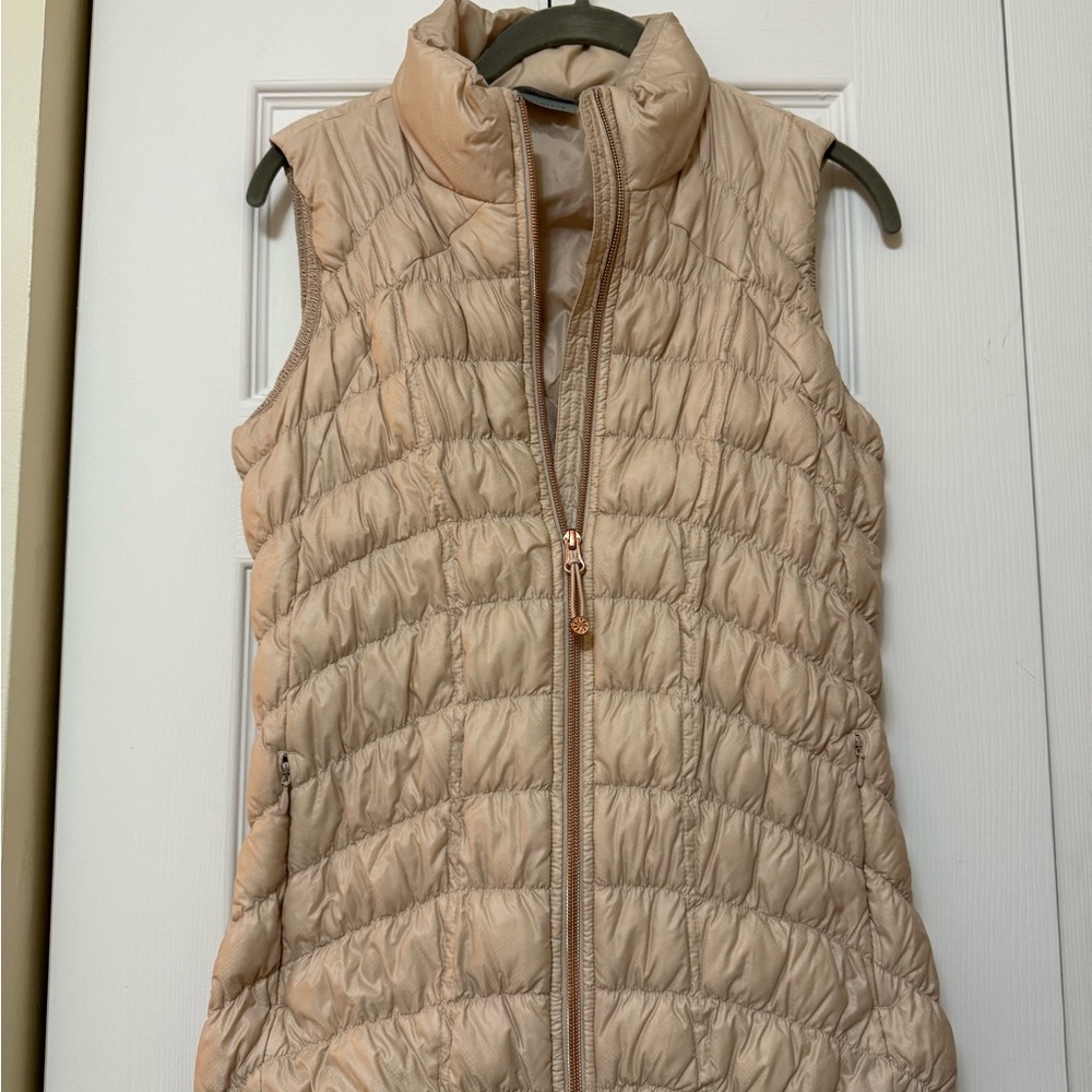 Athleta Beige Quilted Vest